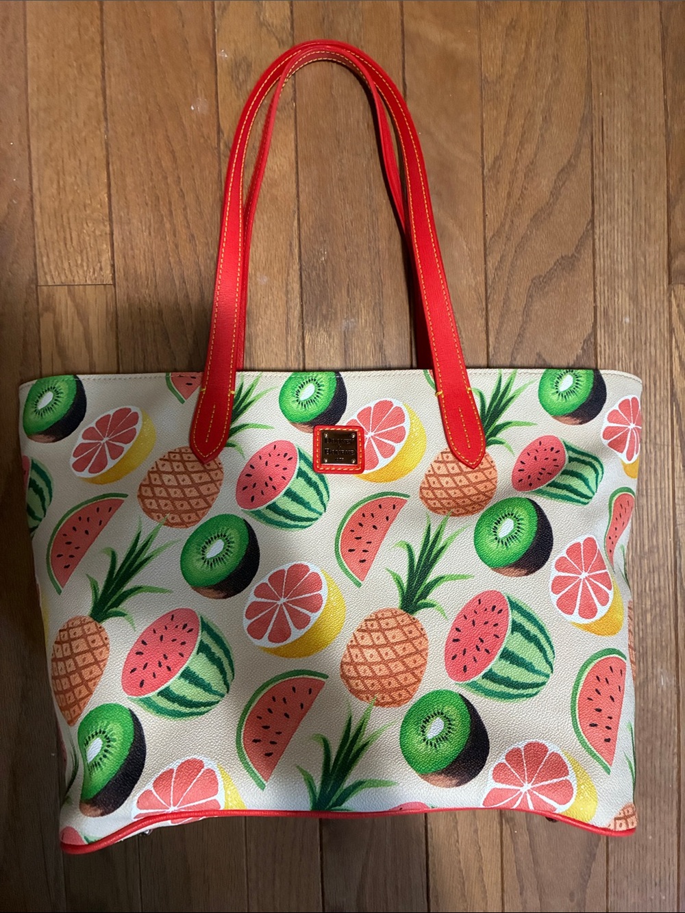 Dooney & Bourke Fruit Print Tote Bag